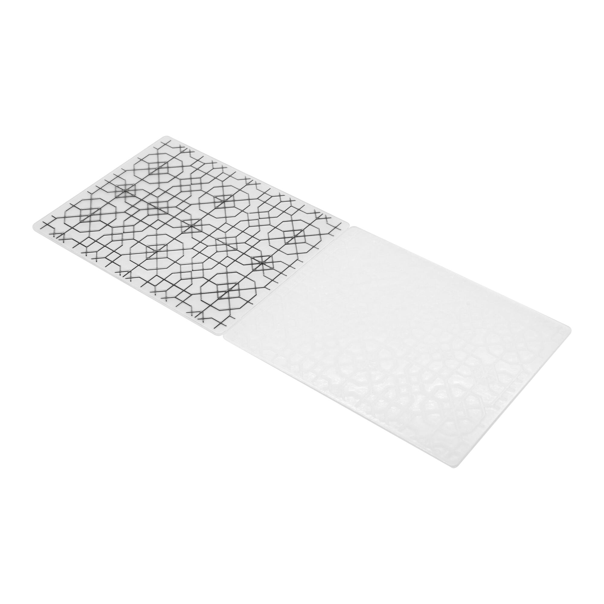 12 Pack: Geometric Embossing Folders Set by Recollections™